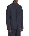 Moncler Monges Jacket In Dark Blue