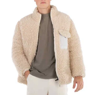 Pre-owned Moncler Monnow Reversible Down Jacket In Beige