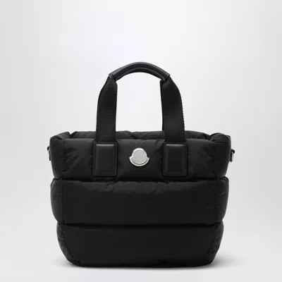 Moncler Monochrome Mini Caradoc Tote Bag In Black
