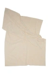 Moncler Monogram Jacquard Cotton Beach Towel In Panna