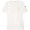 Moncler Monogram Logo Cotton T-shirt In White