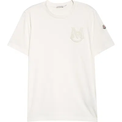 MONCLER MONCLER MONOGRAM LOGO COTTON T-SHIRT
