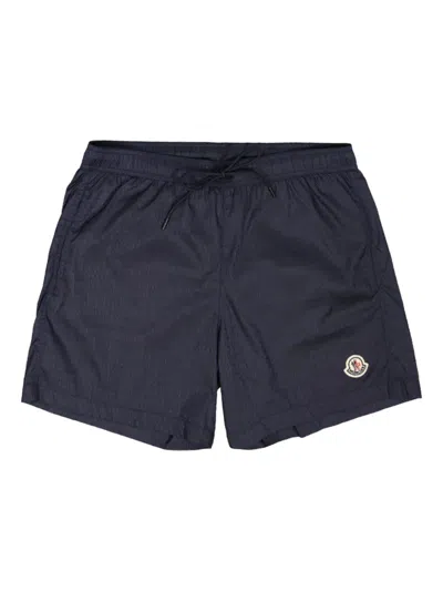 MONCLER MONOGRAM-PRINT SWIM SHORTS
