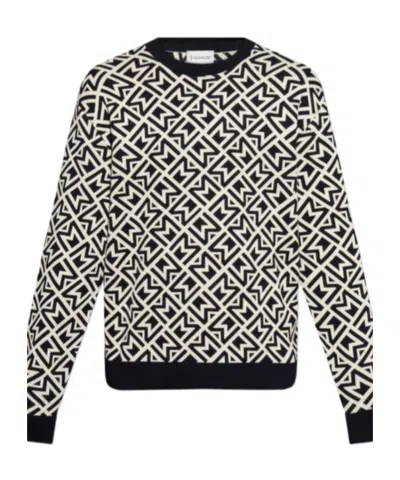 MONCLER MONCLER PATTERN KNIT JUMPER