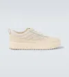 Moncler Canvas Altive Sneakers Rubber Sole In Neutral