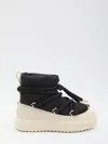 Moncler Monpulse Padded Shell Ankle Boots In Black