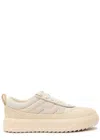 Moncler Canvas Altive Sneakers Rubber Sole In Neutral