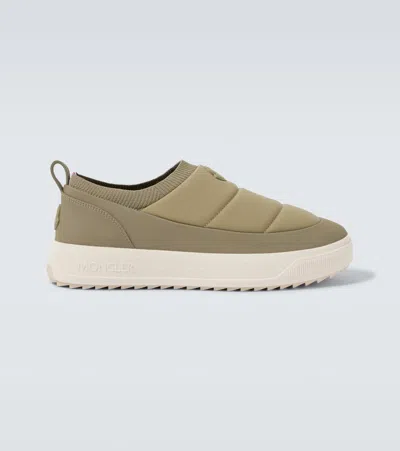 Moncler Monpulse Slip-on Sneakers In Green