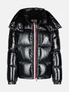 Moncler 'montbeliard' Black Nylon Down Jacket In Black