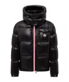 Moncler Men Montbeliard Hooded Short Down Jacket Black In Black