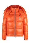 MONCLER MONTBELIARD HOODED SHORT DOWN JACKET