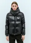 Moncler Montbeliard Hooded Short Down Jacket In Black