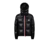 Moncler Men Montbeliard Hooded Short Down Jacket Black In Black