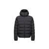 Moncler Midnight Blue Polyester Montbrocq Down Jacket In Black