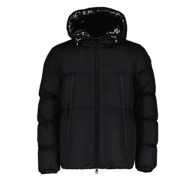 Moncler Montcla Hooded Down Jacket In Black