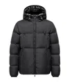 Moncler Montcla Hooded Short Down Jacket In Black