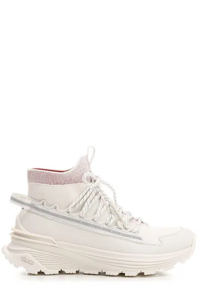 MONCLER MONTE RUNNER KNIT HIGH-TOP SNEAKERS