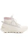 Moncler Monte Runner Lace-up High-top Sneakers In Neutral