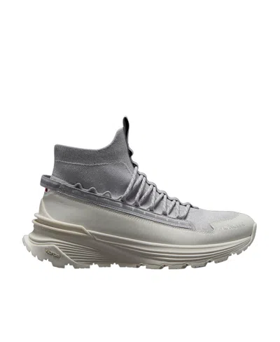 Moncler Monte Runner Lace-up Sneakers In White