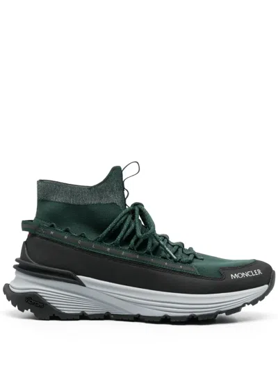 Moncler Monte Runner Sneakers In Green