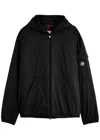 Moncler Monteynard Padded Hooded Shell Jacket In Black