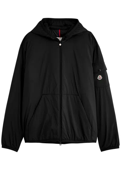 Moncler Monteynard Padded Hooded Shell Jacket In Black