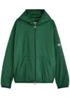 Moncler Monteynard Padded Hooded Shell Jacket In Green