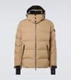 Moncler Grenoble Montgetech Hooded Padded Quilted Shell Ski Jacket In Neutral
