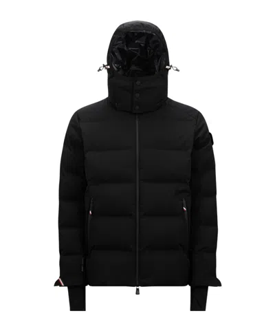 Moncler Montgetech Hooded Down Ski Jacket In Black
