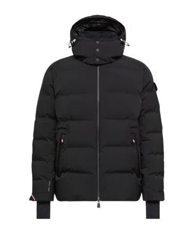 Moncler Montgetech Hooded Insulated Ski Jacket In Black