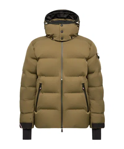 Moncler Montgetech Hooded Insulated Ski Jacket In Brown
