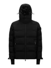 Moncler Montgetech Ski Down Jacket With Hood In Black