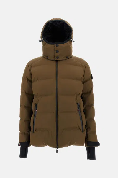 Moncler Montgetech Ski Jacket In Brown