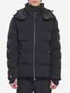 Moncler Montgetech Technical Down Jacket In Black