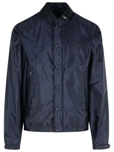 Moncler 'montriod' Blue Polyamide Jacket Men
