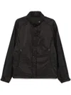 Moncler Jacket Lightweight High Collar In Black