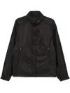 Moncler Jacket Lightweight High Collar In Black