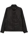 Moncler Jacket Lightweight High Collar In Black