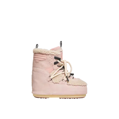 Moncler Moon Boot X Icon Low Padded Snow Boot, Women, Pink, Size: 36-38