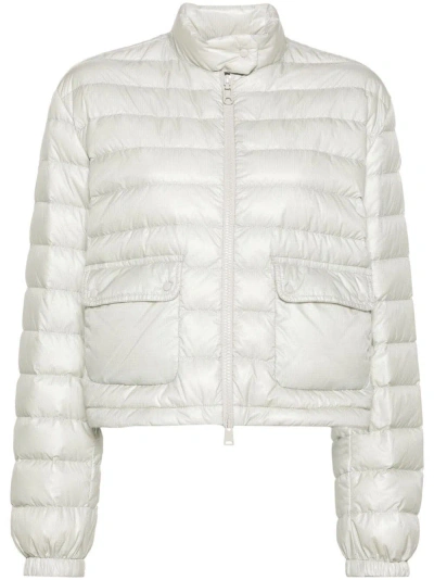 Moncler Morelans Ripstop Down Jacket In Gray