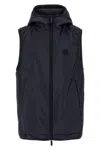 Moncler Moretan Zip-up Vest In Blue