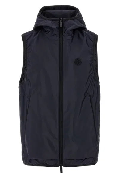 Moncler 'moretan' Vest In Blue
