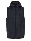 Moncler Moretan Zip-up Vest In Blue