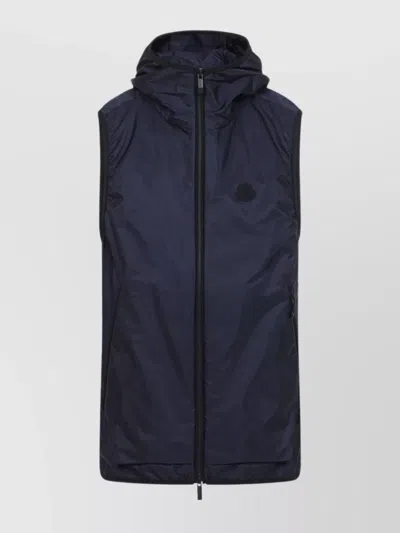 MONCLER MORETAN VEST WITH WATER-RESISTANT POLYAMIDE FABRIC