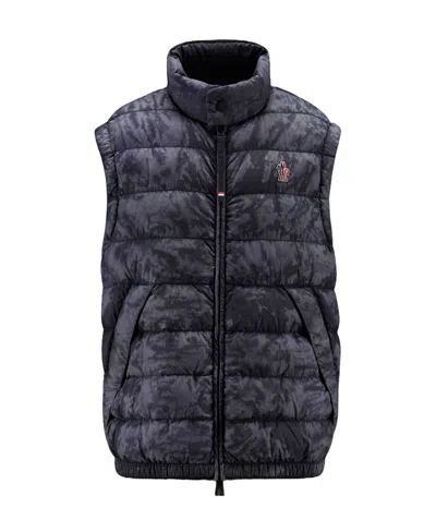 Moncler Mornans Down Vest In Gray