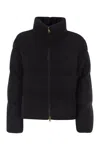 Moncler Mornas - Short Down Jacket In Black