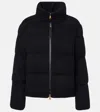 Moncler Mornas Short Down Jacket In Black