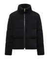 Moncler Mornas Short Down Jacket In Black