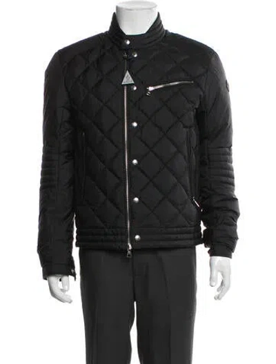 Pre-owned Moncler Moto Jacket W/ Tags In Black