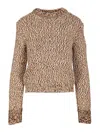 Moncler Moulin Wool Sweater In Sand